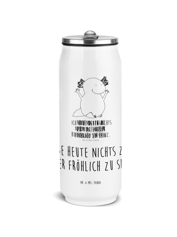 Mr. & Mrs. Panda Getränkedosen Trinkflasche Axolotl Hurra mit Sp... in Weiß