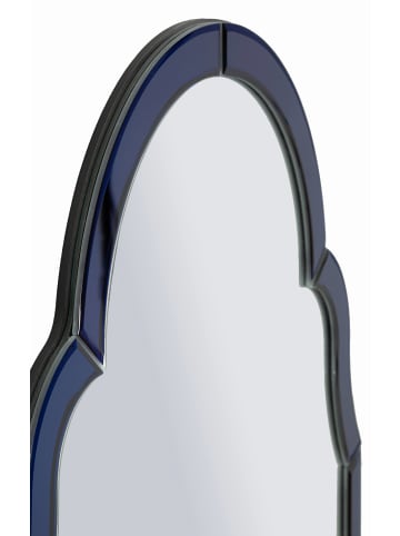 Mauro Ferretti Wandspiegel mit blauem Glasrahmen 47x1x80 cm