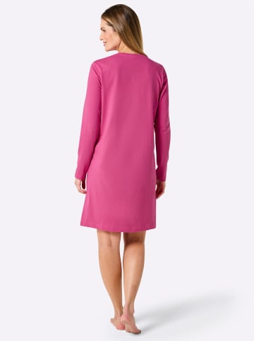 WITT WEIDEN Sleepshirts in fuchsia-bedruckt + fuchsia