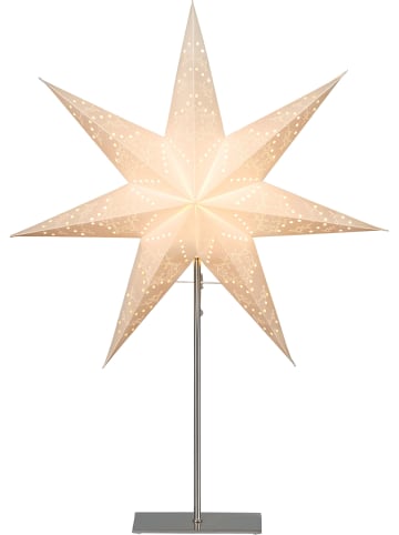 STAR Trading Tischlampe Stern 'Sensy', weiß, 78cm in Weiß