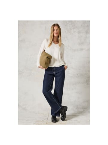 Cecil Langarmbluse in vanilla white