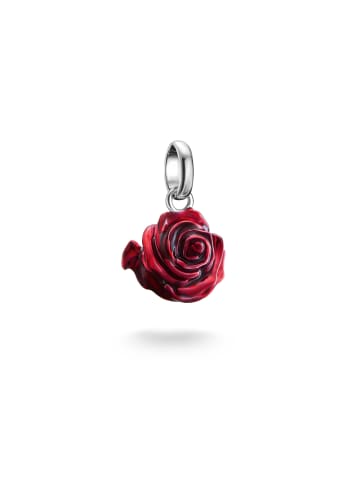 Thomas Sabo Charm-Anhänger in silber, rot