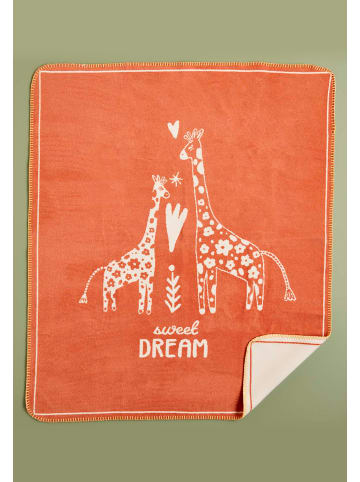 BELLA MAISON Baby Decke Giraffe in Copper