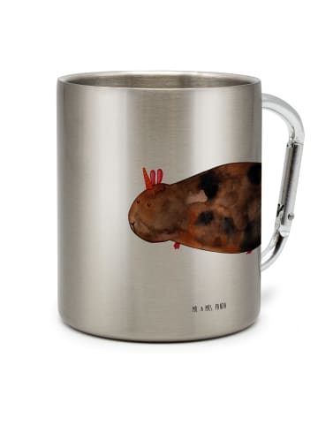 Mr. & Mrs. Panda Thermobecher Einhorn Meerschweinchen ohne Spruch in Silber