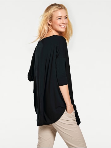 Heine Oversized Shirt in schwarz