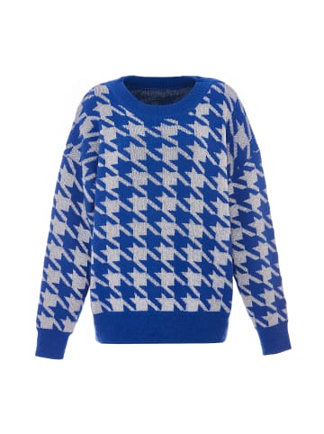 ebeeza Damen Strickpullover in Königsblau
