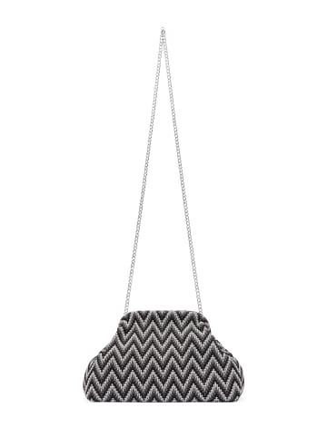 ISHA Women Clutch in Black Multicolor