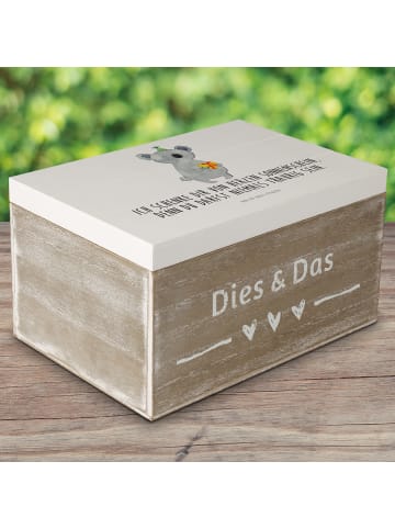 Mr. & Mrs. Panda Erinnerungskiste Koala Geschenk mit Spruch in Weiß