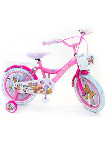Volare Kinderfahrrad LOL Surprise Mädchen Fahrrad 16 Zoll Kinderrad in Pink 3 Jahre