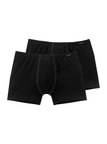 Schiesser Shorts Cotton Essentials in Schwarz