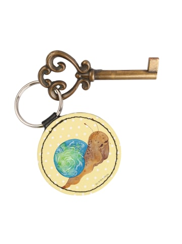 Mr. & Mrs. Panda Anhänger Schnecke Sir ohne Spruch in Gelb Pastell