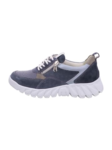 WALDLÄUFER Komfort Schnürschuhe in Blau