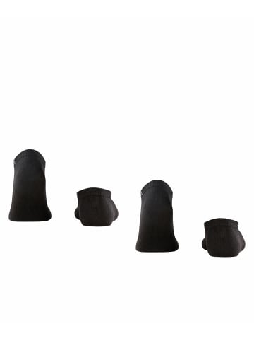 Burlington Sneaker-Socken Doppelpack in Black