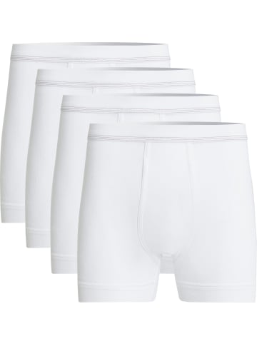 Con-ta Baumwolle, Doppelripp Schlüpfer 4er-Pack in weiss