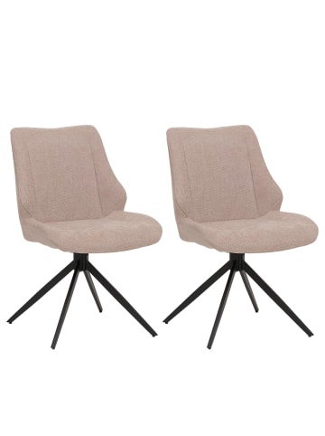 MCW 2er-Set Esszimmerstuhl O48, Beige