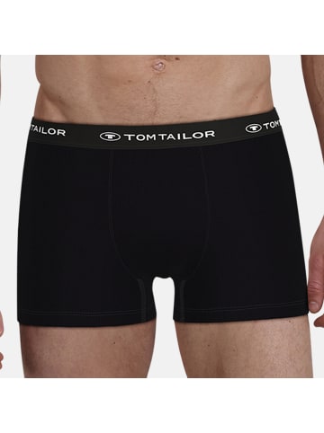 Tom Tailor Baumwolle, Single-Jersey Pants 3er-Pack in schwarz/schwarz/schwarz