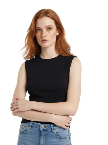 Alexa Dash Blouse in Schwarz