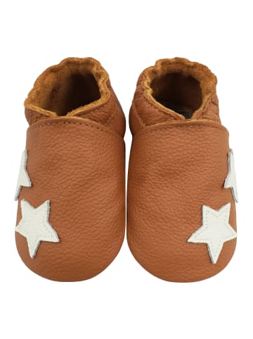 Bemesu Baby Krabbelschuhe aus Leder, weiche Lauflernschuhe mit rutschfester Sohle
