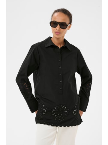 PART TWO Langarm - Hemd AnnalinePW Lockere Passform in Black