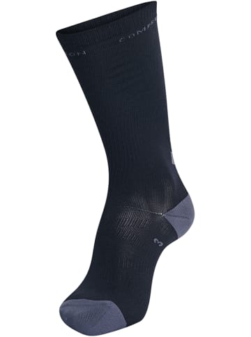 Hummel Hummel Compression Socken Elite Multisport Erwachsene Schnelltrocknend in BLACK/ASPHALT