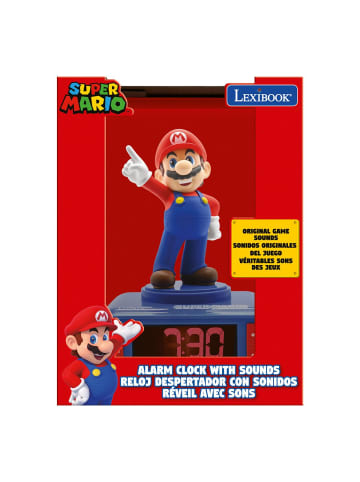 Lexibook Super Mario 3D-Nachtlicht-Wecker mit Soundeffekten