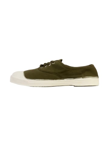 Bensimon Tennis mit Schnürsenkeln Grün