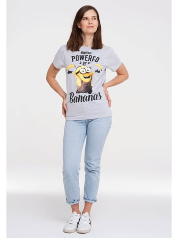 Logoshirt T-Shirt Minions in grau-meliert
