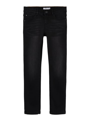 name it Thermojeans in black denim