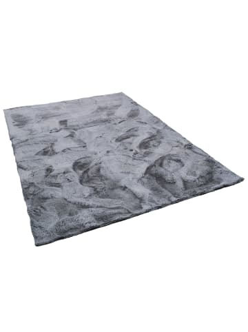 Pergamon Fellteppich Luxus Super Soft Plush in Grau Meliert