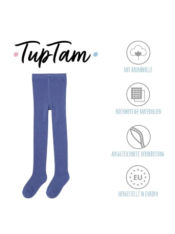 TupTam Baby Jungen Strickstrumpfhose 6er Pack in blau