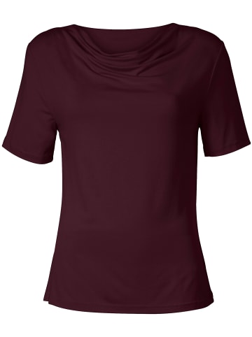 WITT WEIDEN Kurzarm-Shirt in burgund
