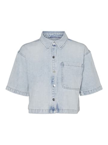 Vero Moda Jeansbluse in Light Blue Denim