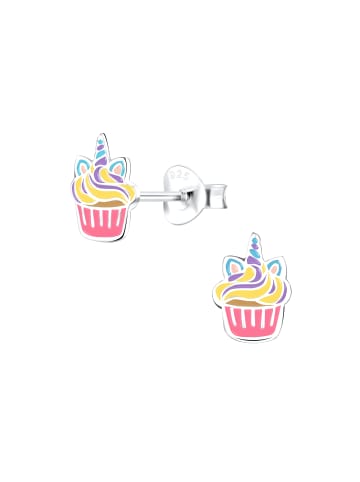 Alexander York Kinderschmuck-Ohrstecker CUPCAKE in 925 Sterling Silber, 2-tlg.