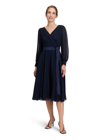 Vera Mont Cocktailkleid mit Gürtel in Night Sky