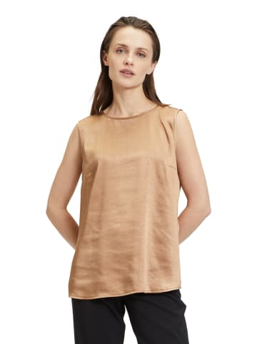 Betty Barclay Schlupfbluse unifarben in Golden Camel