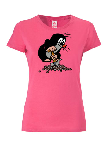 Logoshirt T-Shirt Der kleine Maulwurf in pink