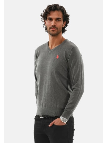 U.S. Polo Assn. P-006 in Anthrazit-Rot