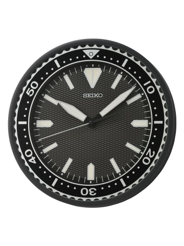 Seiko Wanduhr mit Leisegang Schwarz 30 cm