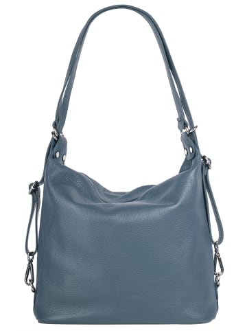 Samantha Look Shopper echt Leder in blau