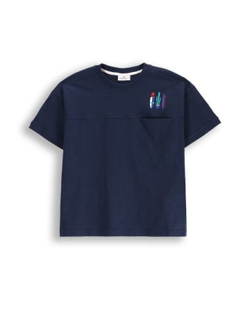 Coccodrillo T-Shirt mit kurzen Ärmeln in dunkelblau