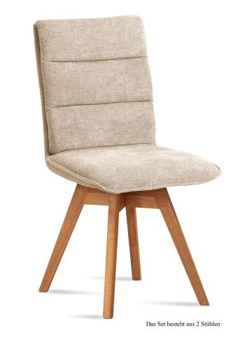 58 aufm Kessel ESSZIMMERSTUHL drehbar (2er-Set) Dorle 47x92x60 Eiche geölt/Natur