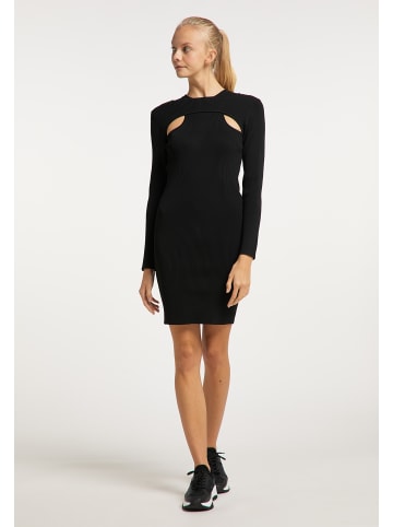 myMO ATHLSR Strickkleid in Schwarz