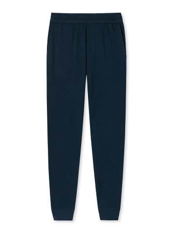 Schiesser Pyjamahose Mix & Relax lang in Dunkelblau
