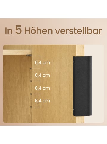 VASAGLE Sideboard Maxe in Beige - (B)40 x (H)80 x (T)76 cm