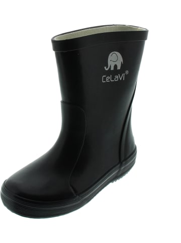 CeLaVi Kinder Gummistiefel in Schwarz