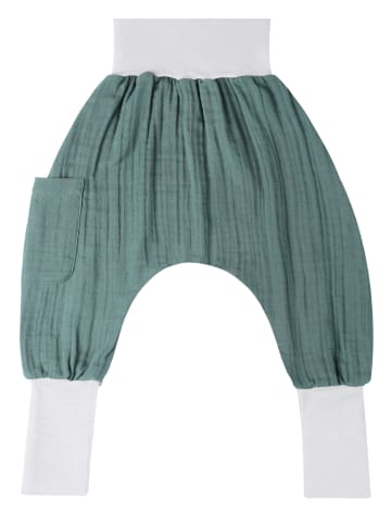 Mababu Hose Musselin in Khaki