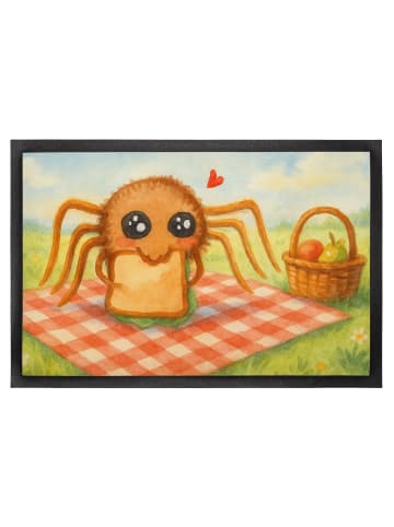 Mr. & Mrs. Panda fußmatte Spinne Agathe Sandwich Design ohne Spruch in Weiß