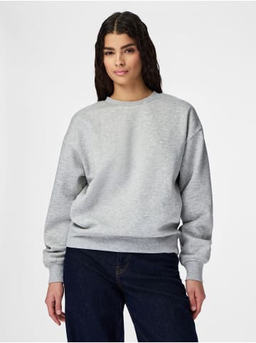 Pieces Sweatshirt in Light Grey Melange
