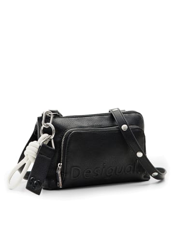 Desigual Half Logo 24 Lisa - Umhängetasche 20 cm in schwarz