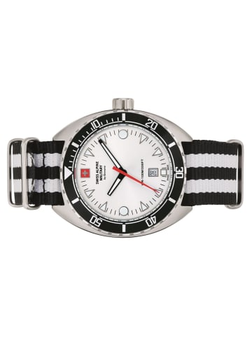 Swiss Military Quarzuhr 7066.1632SAM in Silber